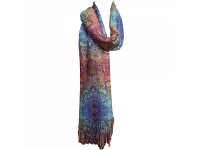 Pashmina Print - Flores Geo