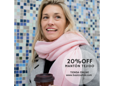 🔖¡20 % OFF ➡ ¡Mantón tejido súper calentito! 🔥